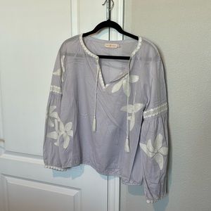 Tory Burch gently worn lilac top